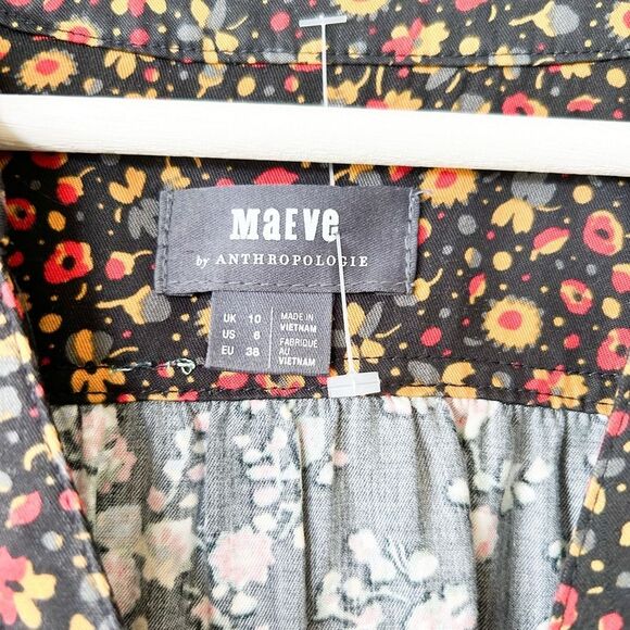 Anthropologie MAEVE Marlie Button-front MIDI Dress NWNT - Picture 6 of 6